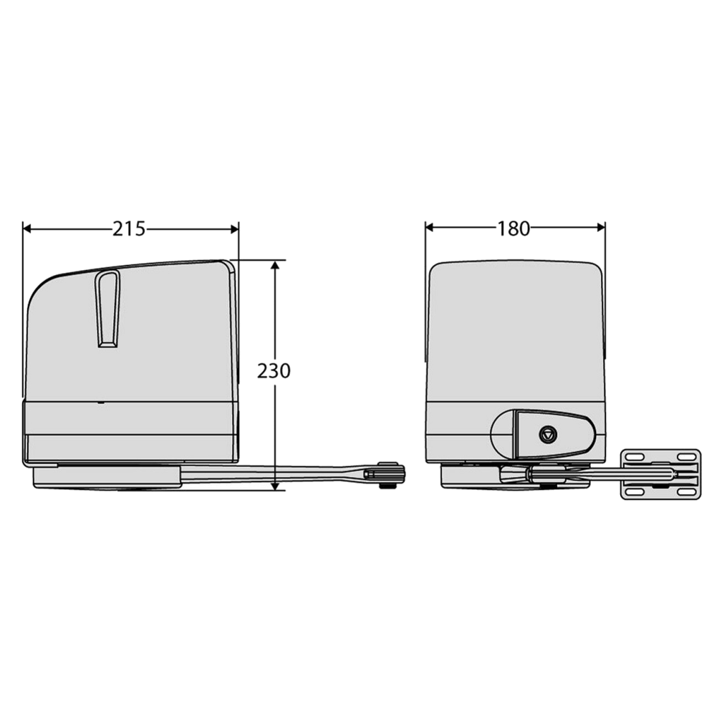 BFT VIRGO Smart BT A Double Swing Gate Kit